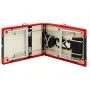 Camilla de masaje plegable 3 zonas aluminio negro y rojo de vidaXL, Mesas de masaje - Ref: Foro24-110238, Precio: 186,26 €, D...