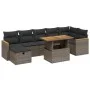 8-piece garden sofa set and gray synthetic rattan cushions by vidaXL, Garden sets - Ref: Foro24-3276049, Price: 497,13 €, Dis...