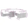 11-piece garden sofa set and gray synthetic rattan cushions by vidaXL, Garden sets - Ref: Foro24-3271508, Price: 681,33 €, Di...