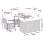 9-teiliges Gartenmöbel-Set und graue synthetische Rattankissen von vidaXL, Gartensets - Ref: Foro24-3272292, Preis: 722,01 €,...
