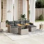 6-piece garden furniture set and gray synthetic rattan cushions by vidaXL, Garden sets - Ref: Foro24-3273055, Price: 366,40 €...