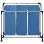 Separador de colada con 3 bolsas acero azul de vidaXL, Cestas para ropa - Ref: Foro24-288331, Precio: 34,29 €, Descuento: %