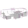8-piece garden sofa set and gray synthetic rattan cushions by vidaXL, Garden sets - Ref: Foro24-3275713, Price: 514,67 €, Dis...