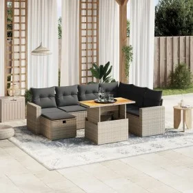 8-piece garden sofa set and gray synthetic rattan cushions by vidaXL, Garden sets - Ref: Foro24-3271431, Price: 504,86 €, Dis...