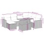 8-piece garden sofa set and gray synthetic rattan cushions by vidaXL, Garden sets - Ref: Foro24-3271431, Price: 495,07 €, Dis...