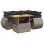 Garden sofa set with cushions 5 pieces gray synthetic rattan by vidaXL, Garden sets - Ref: Foro24-3272180, Price: 379,13 €, D...