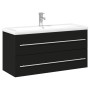 Bathroom furniture with integrated black sink by vidaXL, bathroom vanities - Ref: Foro24-3278795, Price: 363,76 €, Discount: %