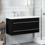 Bathroom furniture with integrated black sink by vidaXL, bathroom vanities - Ref: Foro24-3278795, Price: 363,76 €, Discount: %