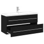 Bathroom furniture with integrated black sink by vidaXL, bathroom vanities - Ref: Foro24-3278795, Price: 363,76 €, Discount: %