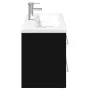 Bathroom furniture with integrated black sink by vidaXL, bathroom vanities - Ref: Foro24-3278795, Price: 363,76 €, Discount: %