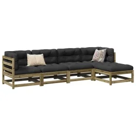 Garden sofa set 5 pieces impregnated pine wood by vidaXL, Garden sets - Ref: Foro24-3299388, Price: 289,01 €, Discount: %