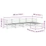 Gartensofa-Set 5-teilig aus imprägniertem Kiefernholz von vidaXL, Gartensets - Ref: Foro24-3299388, Preis: 289,01 €, Rabatt: %