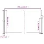 Dark green retractable side awning 100x300 cm by vidaXL, Umbrellas - Ref: Foro24-4004275, Price: 79,03 €, Discount: %