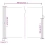 Beige retractable side awning 160x600 cm by vidaXL, Umbrellas - Ref: Foro24-4004525, Price: 120,85 €, Discount: %