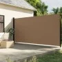 Taupe gray retractable side awning 200x500 cm by vidaXL, Umbrellas - Ref: Foro24-4004469, Price: 136,98 €, Discount: %