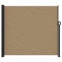 Taupe gray retractable side awning 180x600 cm by vidaXL, Umbrellas - Ref: Foro24-4004544, Price: 130,08 €, Discount: %