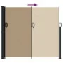 Taupe gray retractable side awning 180x600 cm by vidaXL, Umbrellas - Ref: Foro24-4004544, Price: 126,82 €, Discount: %