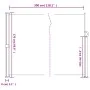 Beige retractable side awning 170x300 cm by vidaXL, Umbrellas - Ref: Foro24-4004330, Price: 93,74 €, Discount: %