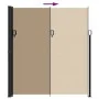 Taupe gray retractable side awning 220x300 cm by vidaXL, Umbrellas - Ref: Foro24-4004379, Price: 124,71 €, Discount: %