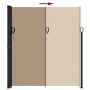 Toldo lateral retráctil gris taupe 220x300 cm de vidaXL, Sombrillas - Ref: Foro24-4004379, Precio: 135,34 €, Descuento: %