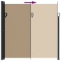 Taupegraue einziehbare Seitenmarkise 200x300 cm von vidaXL, Sonnenschirme - Ref: Foro24-4004364, Preis: 116,34 €, Rabatt: %