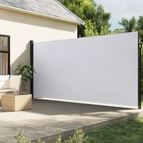 White retractable side awning 220x600 cm by vidaXL, Umbrellas - Ref: Foro24-4004571, Price: 127,80 €, Discount: %