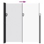Weiße einziehbare Seitenmarkise 220x600 cm von vidaXL, Sonnenschirme - Ref: Foro24-4004571, Preis: 136,92 €, Rabatt: %