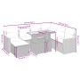 8-piece garden sofa set and gray synthetic rattan cushions by vidaXL, Garden sets - Ref: Foro24-3276056, Price: 487,64 €, Dis...
