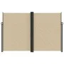 Beige retractable side awning 220x600 cm by vidaXL, Umbrellas - Ref: Foro24-4004675, Price: 158,05 €, Discount: %