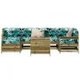 Garden sofa set 7 pieces impregnated pine wood by vidaXL, Garden sets - Ref: Foro24-3250987, Price: 454,91 €, Discount: %