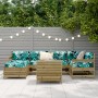 Garden sofa set 7 pieces impregnated pine wood by vidaXL, Garden sets - Ref: Foro24-3250987, Price: 467,83 €, Discount: %