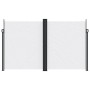 Weiße einziehbare Seitenmarkise 200x1000 cm von vidaXL, Sonnenschirme - Ref: Foro24-4004766, Preis: 173,25 €, Rabatt: %