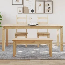 Mesa de comedor Panama madera maciza de pino 180x90x75 cm de vidaXL, Mesas de cocina y de comedor - Ref: Foro24-4005708, Prec...