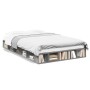 Estructura de cama madera de ingeniería gris Sonoma 135x190 cm de vidaXL, Camas y somieres - Ref: Foro24-3280501, Precio: 173...
