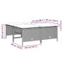 Garden stools with cushions 4 pcs light gray PE rattan by vidaXL, Outdoor ottomans - Ref: Foro24-368367, Price: 131,60 €, Dis...