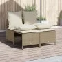Garden sofa set with cushions 4 pieces beige synthetic rattan by vidaXL, Garden sets - Ref: Foro24-368384, Price: 190,68 €, D...