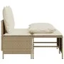 Garden sofa set with cushions 4 pieces beige synthetic rattan by vidaXL, Garden sets - Ref: Foro24-368384, Price: 190,68 €, D...