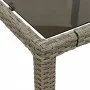 Garten-Essgruppe 5-teilig und hellgraue PE-Rattankissen aus Glas von vidaXL, Gartensets - Ref: Foro24-3278575, Preis: 377,51 ...