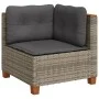 9-piece garden furniture set and gray synthetic rattan cushions by vidaXL, Garden sets - Ref: Foro24-3261960, Price: 672,00 €...