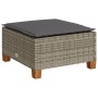 9-teiliges Gartenmöbel-Set und graue synthetische Rattankissen von vidaXL, Gartensets - Ref: Foro24-3261960, Preis: 645,26 €,...