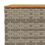 9-piece garden furniture set and gray synthetic rattan cushions by vidaXL, Garden sets - Ref: Foro24-3261960, Price: 672,00 €...