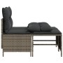 4-piece garden sofa set and gray synthetic rattan cushions by vidaXL, Garden sets - Ref: Foro24-368373, Price: 173,97 €, Disc...