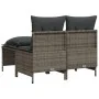 4-piece garden sofa set and gray synthetic rattan cushions by vidaXL, Garden sets - Ref: Foro24-368373, Price: 173,43 €, Disc...