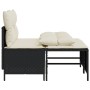 4-piece garden sofa set with black synthetic rattan cushions by vidaXL, Garden sets - Ref: Foro24-368371, Price: 171,35 €, Di...