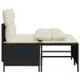 4-piece garden sofa set with black synthetic rattan cushions by vidaXL, Garden sets - Ref: Foro24-368371, Price: 166,79 €, Di...