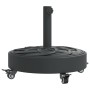 Runder Schirmständer mit Rollen für Ø38/48 mm Masten 27 kg von vidaXL, Schirmständer - Ref: Foro24-4007979, Preis: 69,55 €, R...