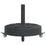 Round umbrella base with wheels for Ø38 / 48 mm masts 27 kg by vidaXL, Umbrella bases - Ref: Foro24-4007979, Price: 69,55 €, ...