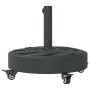 Round umbrella base with wheels for Ø38 / 48 mm masts 27 kg by vidaXL, Umbrella bases - Ref: Foro24-4007979, Price: 69,55 €, ...
