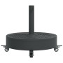 Round umbrella base with wheels for pole Ø38/48 mm 27 kg by vidaXL, Umbrella bases - Ref: Foro24-4007985, Price: 69,88 €, Dis...