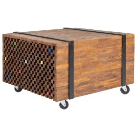 Teak wood side table 60x60x38 cm by vidaXL, Side tables - Ref: Foro24-244515, Price: 83,90 €, Discount: %